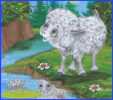 Вовк і ягня, українські народні