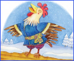 Хитрий півень, українські народні