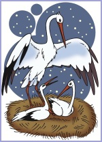 Лелеки, Ганс Андерсен