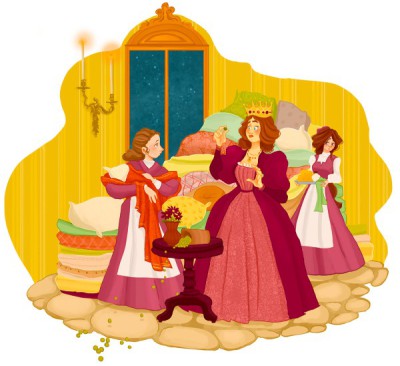 Принцеса на горошині, Ганс Андерсен