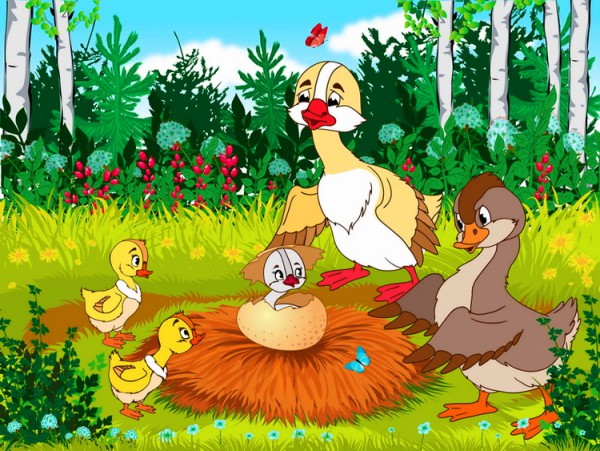 Гидке каченя, Ганс Андерсен