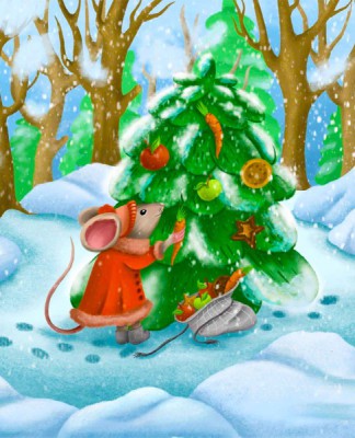 Щедрий ведмідь і вдячна мишка, Ольга Зубер