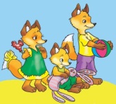 Лисяча хатка, білоруська казка