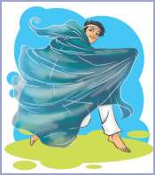 Чарівний плащ Тенгу, японська казка