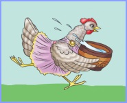 Півник та курочка, грецька казка