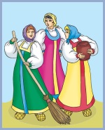 Як три невістки сперечались, російська казка