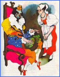 Кмітлива дівчина, італійська казка