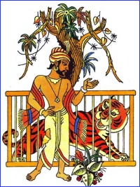 Невдячний тигр, індійська казка