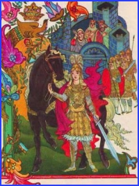 Царівна йде на війну, грецька казка