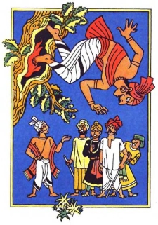 Добродум і Злодум, індійська казка