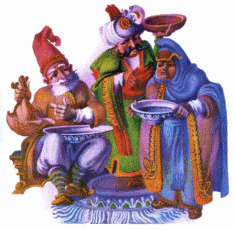 Як бідняк гусака ділив, турецька казка