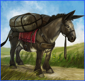 Вовк, лисиця та осел, грецька казка