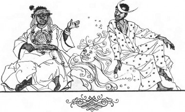 Сонце і місяць, африканська казка