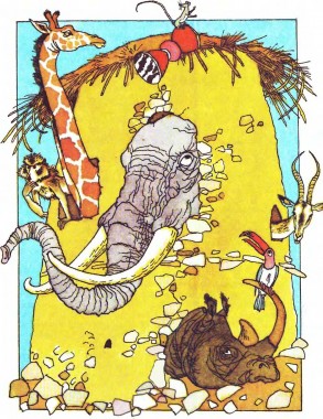 Чому кіт і миша ворогами стали, африканська казка