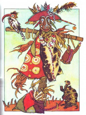 Черепаха і павук, африканська казка