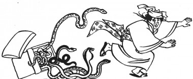 Горобчик Одрізаний Язичок, японська казка