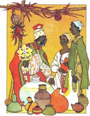 Гарна дружина, африканська казка