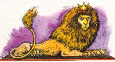 Лев та вовк, білоруська казка