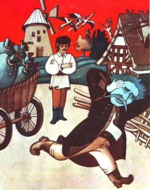 Мельничук і три лелеки, чеська казка