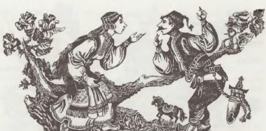 Словесний двобій, хорватська казка