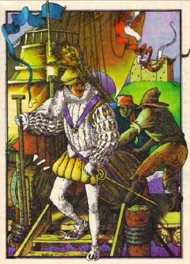 Золотий, срібний та шовковий кораблі, іспанська казка