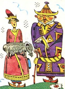 Як Алдар-Косе наймитів частував, казахська казка