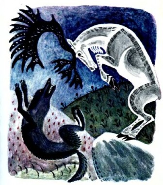 Вовк і олень, чукотська казка