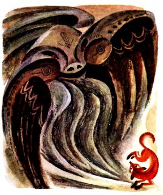 Як луна лисеня провчила, ескімоська казка