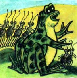 Жаба та мурахи, алтайська казка