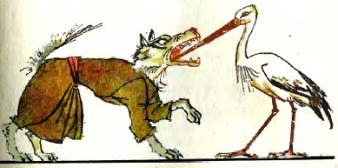 Лелека-лікар, таджицька казка