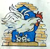 Півень та його товариші, таджицька казка