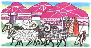 Яртигулак та порхан, туркменська казка